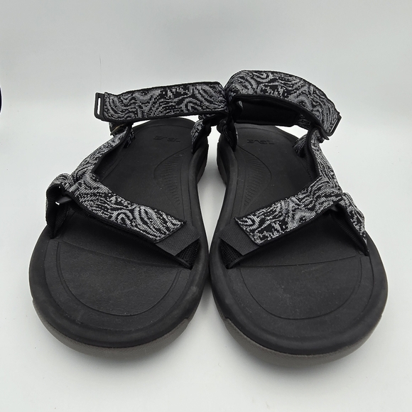 Teva Hurricane XLT2 Men's Hiking Velcro Strap Sandals, Like-new, Magma Black, 10 - Picture 3 of 13